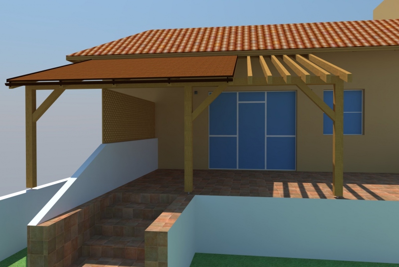 Prestrešenie terasy Kremnická Prestrešenie terasy Kremnická