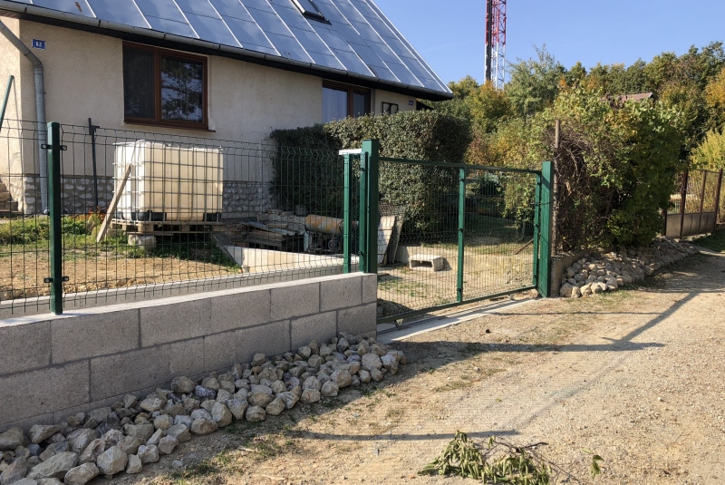 Oplotenie a teréne úpravy Baška