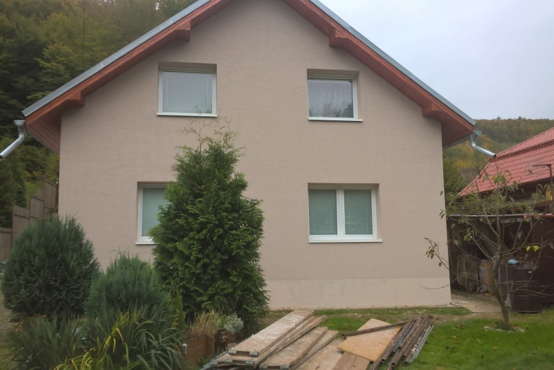 Rodinný dom zateplenie fasády, Nižný Klatov Rodinný dom zateplenie fasády, Nižný Klatov