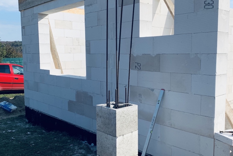 Hrubá stavba Novostavba rodinného domu Sokoľ 2019 Novostavba rodinného domu Sokoľ 2019