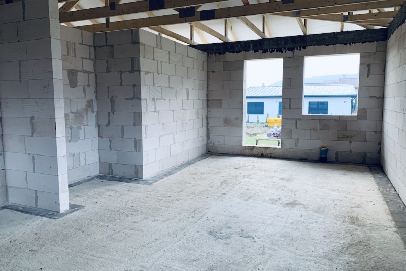 Stavba strechy Novostavba rodinného domu Sokoľ 2019 Novostavba rodinného domu Sokoľ 2019