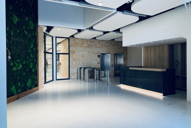 Business Centre Košice III Sádrokartonárske práce a maliarské práce